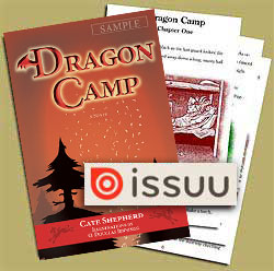 Dragon Camp Sample image with ISSUU.COM Icon