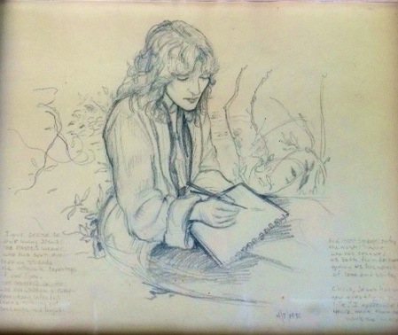 Doug's Sketch of Cate